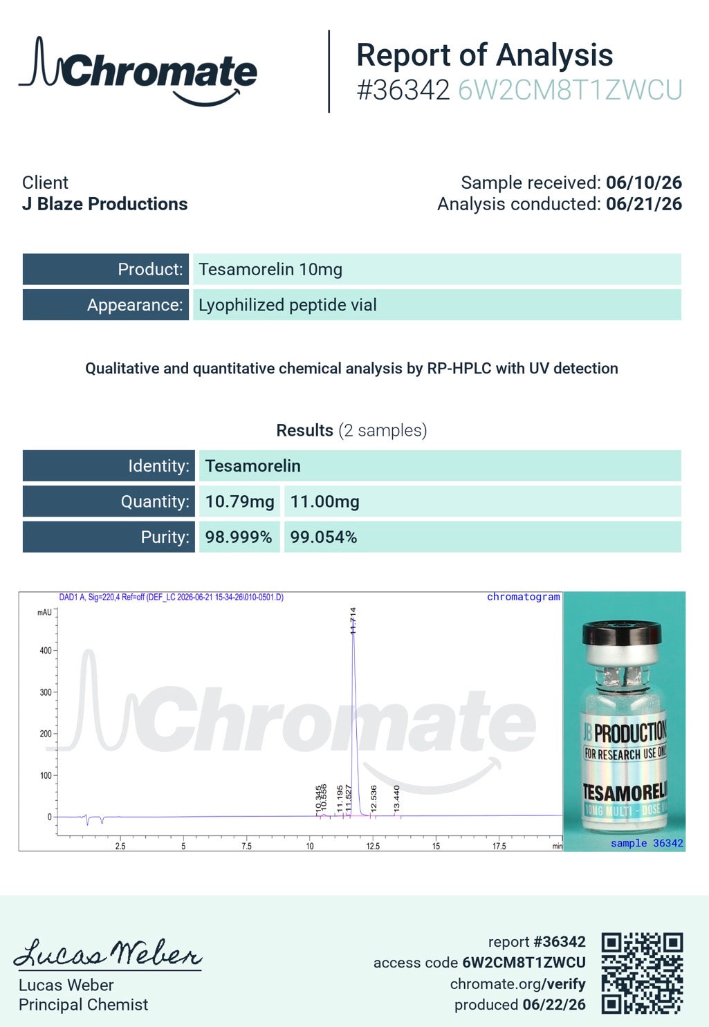 Tesamorelin